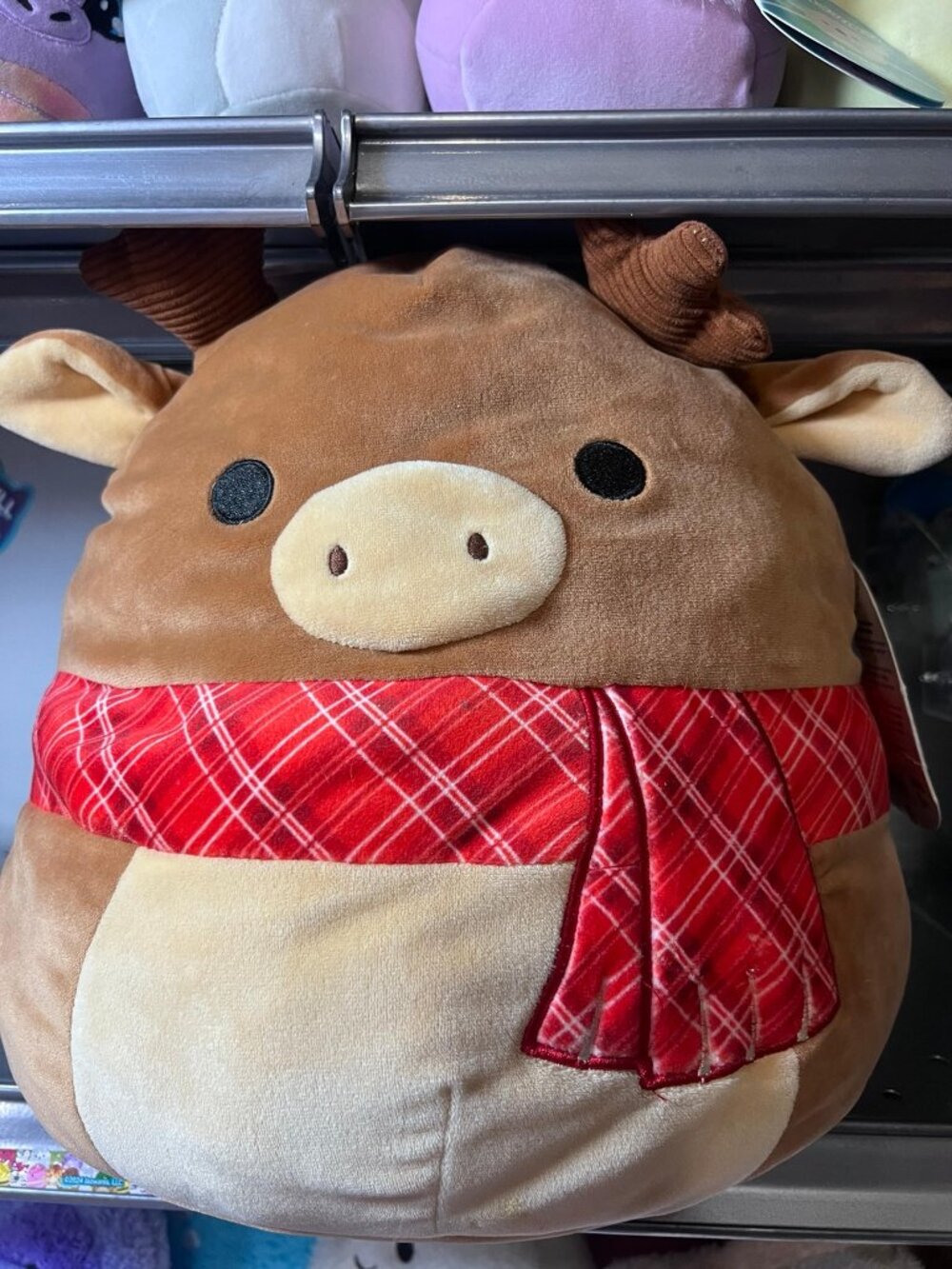 Kellytoy Squishmallow RUBY The Reindeer moose W/ Red Scarf 12" 2019 with tag